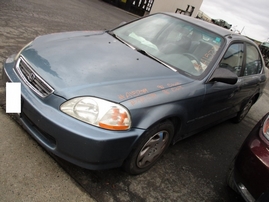 1996 HONDA CIVIC LX 4DR METALLIC BLUE 1.6L AT A15289